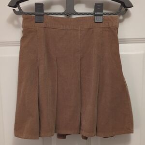 Sz.XS Hollister California Ultra High-Rise Brown Corduroy Skirt School Girl